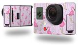 Flamingos on Pink - Decal Style Skin fits GoPro Hero 3+ Camera (GOPRO NOT INCLUDED)