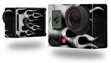 Metal Flames Chrome - Decal Style Skin fits GoPro Hero 3+ Camera (GOPRO NOT INCLUDED)