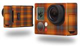 Plaid Pumpkin Orange - Decal Style Skin fits GoPro Hero 3+ Camera (GOPRO NOT INCLUDED)