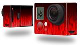 Fire Red - Decal Style Skin fits GoPro Hero 3+ Camera (GOPRO NOT INCLUDED)