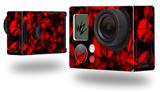 Skulls Confetti Red - Decal Style Skin fits GoPro Hero 3+ Camera (GOPRO NOT INCLUDED)