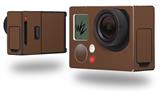 Solids Collection Chocolate Brown - Decal Style Skin fits GoPro Hero 3+ Camera (GOPRO NOT INCLUDED)