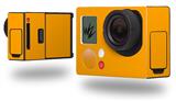 Solids Collection Orange - Decal Style Skin fits GoPro Hero 3+ Camera (GOPRO NOT INCLUDED)