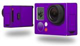 Solids Collection Purple - Decal Style Skin fits GoPro Hero 3+ Camera (GOPRO NOT INCLUDED)