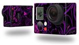 Twisted Garden Purple and Hot Pink - Decal Style Skin fits GoPro Hero 3+ Camera (GOPRO NOT INCLUDED)