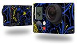 Twisted Garden Blue and Yellow - Decal Style Skin fits GoPro Hero 3+ Camera (GOPRO NOT INCLUDED)