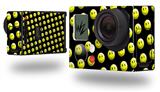 Smileys on Black - Decal Style Skin fits GoPro Hero 3+ Camera (GOPRO NOT INCLUDED)