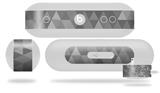 Decal Style Wrap Skin works with Beats Pill Plus Speaker Triangle Mosaic Gray Skin Only (BEATS PILL NOT INCLUDED)