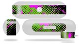 Decal Style Wrap Skin works with Beats Pill Plus Speaker Halftone Splatter Hot Pink Green Skin Only (BEATS PILL NOT INCLUDED)