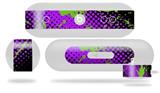 Decal Style Wrap Skin works with Beats Pill Plus Speaker Halftone Splatter Green Purple Skin Only (BEATS PILL NOT INCLUDED)