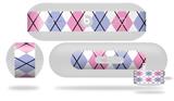 Decal Style Wrap Skin works with Beats Pill Plus Speaker Argyle Pink and Blue Skin Only (BEATS PILL NOT INCLUDED)