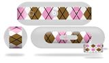 Decal Style Wrap Skin works with Beats Pill Plus Speaker Argyle Pink and Brown Skin Only (BEATS PILL NOT INCLUDED)