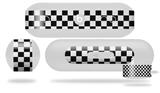 Decal Style Wrap Skin works with Beats Pill Plus Speaker Checkered Canvas Black and White Skin Only (BEATS PILL NOT INCLUDED)