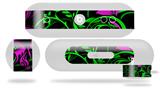 Decal Style Wrap Skin works with Beats Pill Plus Speaker Twisted Garden Green and Hot Pink Skin Only (BEATS PILL NOT INCLUDED)
