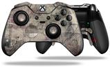Pastel Abstract Gray and Purple - Decal Style Skin fits Microsoft XBOX One ELITE Wireless Controller (CONTROLLER NOT INCLUDED)