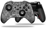 Triangle Mosaic Gray - Decal Style Skin fits Microsoft XBOX One ELITE Wireless Controller (CONTROLLER NOT INCLUDED)