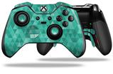 Triangle Mosaic Seafoam Green - Decal Style Skin fits Microsoft XBOX One ELITE Wireless Controller (CONTROLLER NOT INCLUDED)