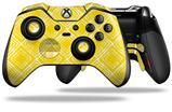 Wavey Yellow - Decal Style Skin fits Microsoft XBOX One ELITE Wireless Controller (CONTROLLER NOT INCLUDED)