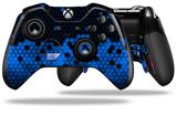 HEX Blue - Decal Style Skin fits Microsoft XBOX One ELITE Wireless Controller (CONTROLLER NOT INCLUDED)
