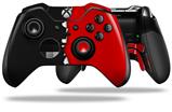 Ripped Colors Black Red - Decal Style Skin fits Microsoft XBOX One ELITE Wireless Controller (CONTROLLER NOT INCLUDED)