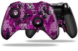 HEX Mesh Camo 01 Pink - Decal Style Skin fits Microsoft XBOX One ELITE Wireless Controller (CONTROLLER NOT INCLUDED)
