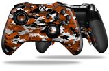 WraptorCamo Digital Camo Burnt Orange - Decal Style Skin fits Microsoft XBOX One ELITE Wireless Controller (CONTROLLER NOT INCLUDED)