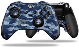 WraptorCamo Digital Camo Navy - Decal Style Skin fits Microsoft XBOX One ELITE Wireless Controller (CONTROLLER NOT INCLUDED)
