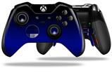 Smooth Fades Blue Black - Decal Style Skin fits Microsoft XBOX One ELITE Wireless Controller (CONTROLLER NOT INCLUDED)