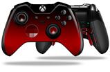 Smooth Fades Red Black - Decal Style Skin fits Microsoft XBOX One ELITE Wireless Controller (CONTROLLER NOT INCLUDED)