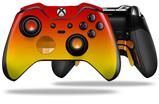 Smooth Fades Yellow Red - Decal Style Skin fits Microsoft XBOX One ELITE Wireless Controller (CONTROLLER NOT INCLUDED)