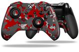 WraptorCamo Old School Camouflage Camo Red - Decal Style Skin fits Microsoft XBOX One ELITE Wireless Controller (CONTROLLER NOT INCLUDED)