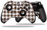 Houndstooth Chocolate Brown - Decal Style Skin fits Microsoft XBOX One ELITE Wireless Controller (CONTROLLER NOT INCLUDED)