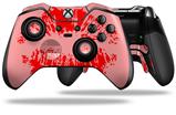Big Kiss Lips Red on Pink - Decal Style Skin fits Microsoft XBOX One ELITE Wireless Controller (CONTROLLER NOT INCLUDED)