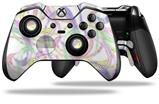 Neon Swoosh on White - Decal Style Skin fits Microsoft XBOX One ELITE Wireless Controller (CONTROLLER NOT INCLUDED)