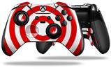 Bullseye Red and White - Decal Style Skin fits Microsoft XBOX One ELITE Wireless Controller (CONTROLLER NOT INCLUDED)