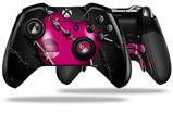 Barbwire Heart Hot Pink - Decal Style Skin fits Microsoft XBOX One ELITE Wireless Controller (CONTROLLER NOT INCLUDED)