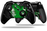 Barbwire Heart Green - Decal Style Skin fits Microsoft XBOX One ELITE Wireless Controller (CONTROLLER NOT INCLUDED)