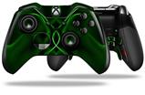 Abstract 01 Green - Decal Style Skin fits Microsoft XBOX One ELITE Wireless Controller (CONTROLLER NOT INCLUDED)