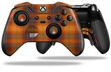 Plaid Pumpkin Orange - Decal Style Skin fits Microsoft XBOX One ELITE Wireless Controller (CONTROLLER NOT INCLUDED)
