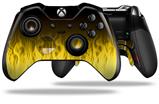 Fire Yellow - Decal Style Skin fits Microsoft XBOX One ELITE Wireless Controller (CONTROLLER NOT INCLUDED)