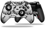 Petals Gray - Decal Style Skin fits Microsoft XBOX One ELITE Wireless Controller (CONTROLLER NOT INCLUDED)