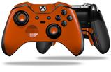 Solids Collection Burnt Orange - Decal Style Skin fits Microsoft XBOX One ELITE Wireless Controller (CONTROLLER NOT INCLUDED)