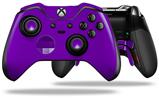Solids Collection Purple - Decal Style Skin fits Microsoft XBOX One ELITE Wireless Controller (CONTROLLER NOT INCLUDED)