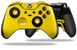 Solids Collection Yellow - Decal Style Skin fits Microsoft XBOX One ELITE Wireless Controller (CONTROLLER NOT INCLUDED)