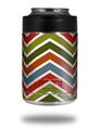 Skin Decal Wrap for Yeti Colster, Ozark Trail and RTIC Can Coolers - Zig Zag Colors 01 (COOLER NOT INCLUDED)