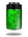 Skin Decal Wrap for Yeti Colster, Ozark Trail and RTIC Can Coolers - Triangle Mosaic Green (COOLER NOT INCLUDED)