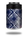 Skin Decal Wrap for Yeti Colster, Ozark Trail and RTIC Can Coolers - Wavey Navy Blue (COOLER NOT INCLUDED)