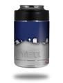 Skin Decal Wrap for Yeti Colster, Ozark Trail and RTIC Can Coolers - Ripped Colors Blue Gray (COOLER NOT INCLUDED)