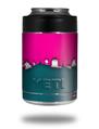 Skin Decal Wrap for Yeti Colster, Ozark Trail and RTIC Can Coolers - Ripped Colors Hot Pink Seafoam Green (COOLER NOT INCLUDED)