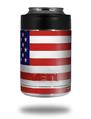 Skin Decal Wrap for Yeti Colster, Ozark Trail and RTIC Can Coolers - USA American Flag 01 (COOLER NOT INCLUDED)